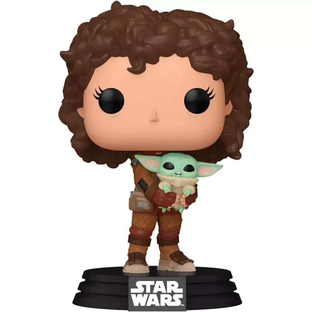 Funko POP! Star Wars: The Mandalorian S9 - Peli Motto with Grogu F-76552 thumbnail