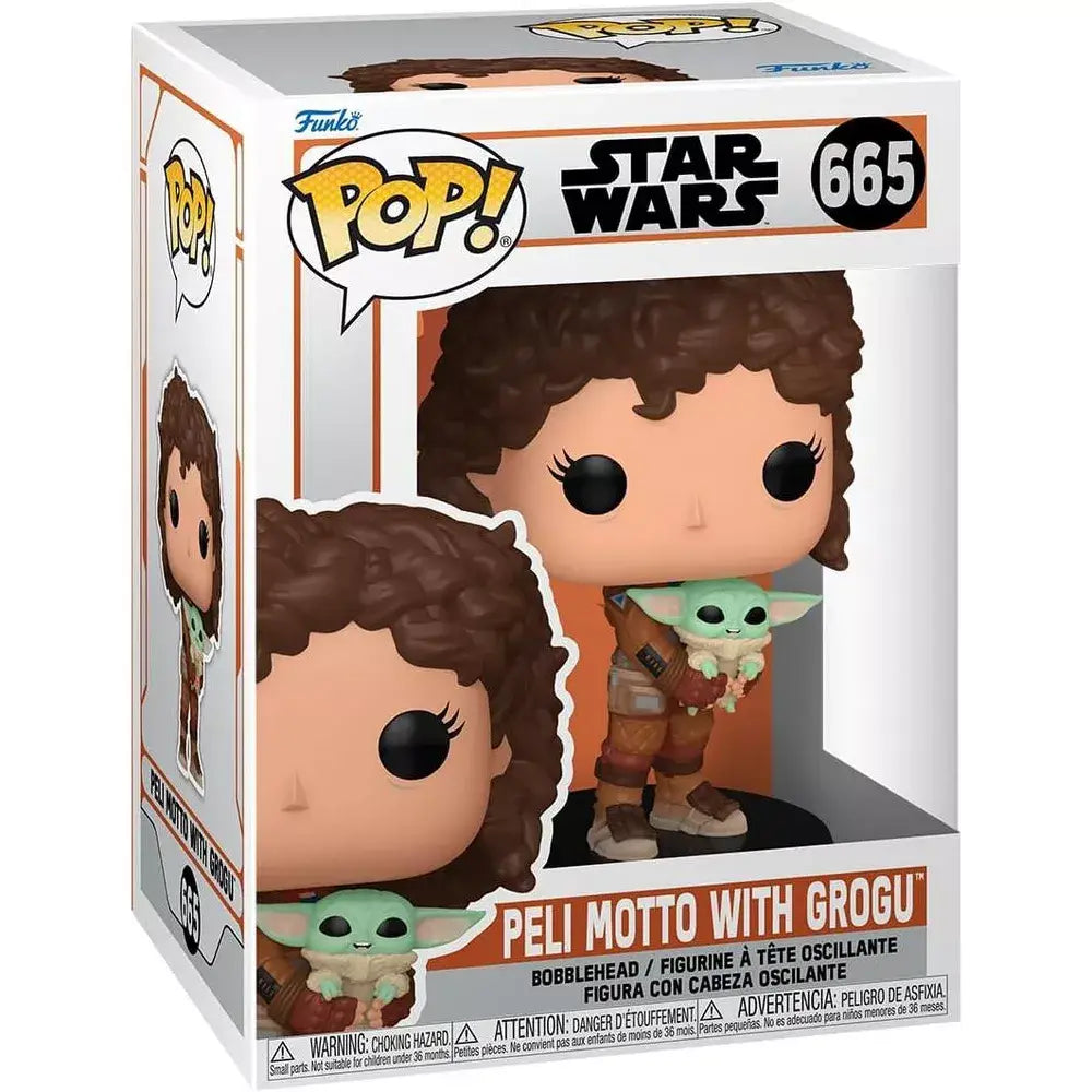 Funko POP! Star Wars: The Mandalorian S9 - Peli Motto with Grogu F-76552 thumbnail
