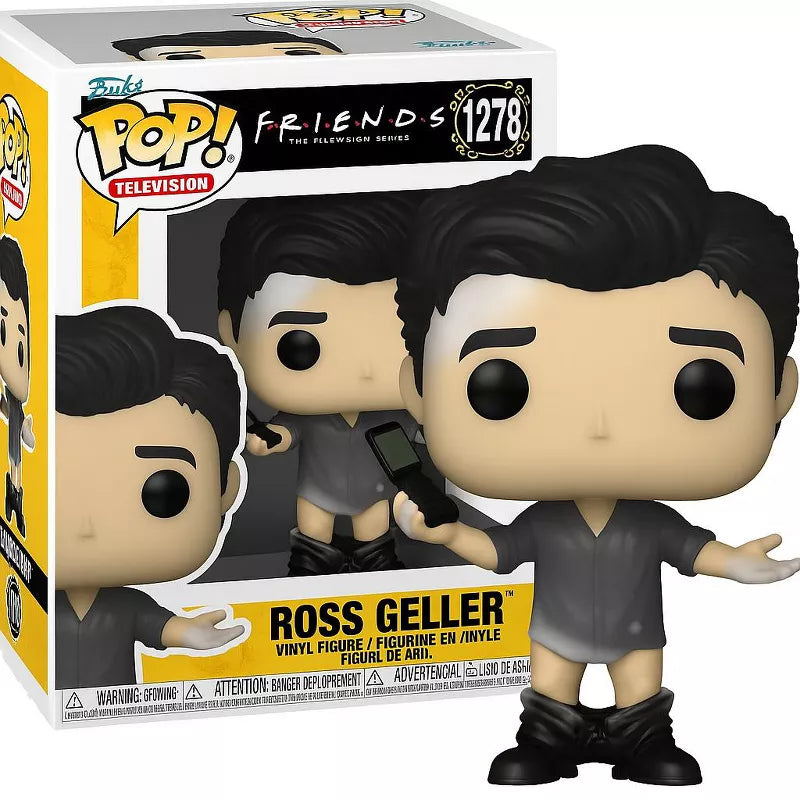 Funko POP! TV: Friends - Ross Geller with Leather Pants Vinyl Figure #1278 #65678 thumbnail