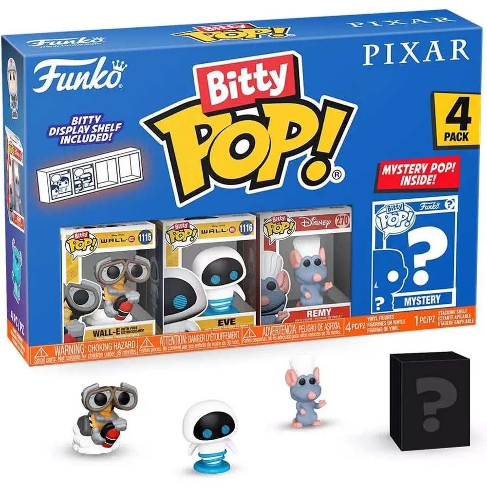 Funko Pop Bitty: Pixar 4-Pack - Wall-E F-75469 thumbnail