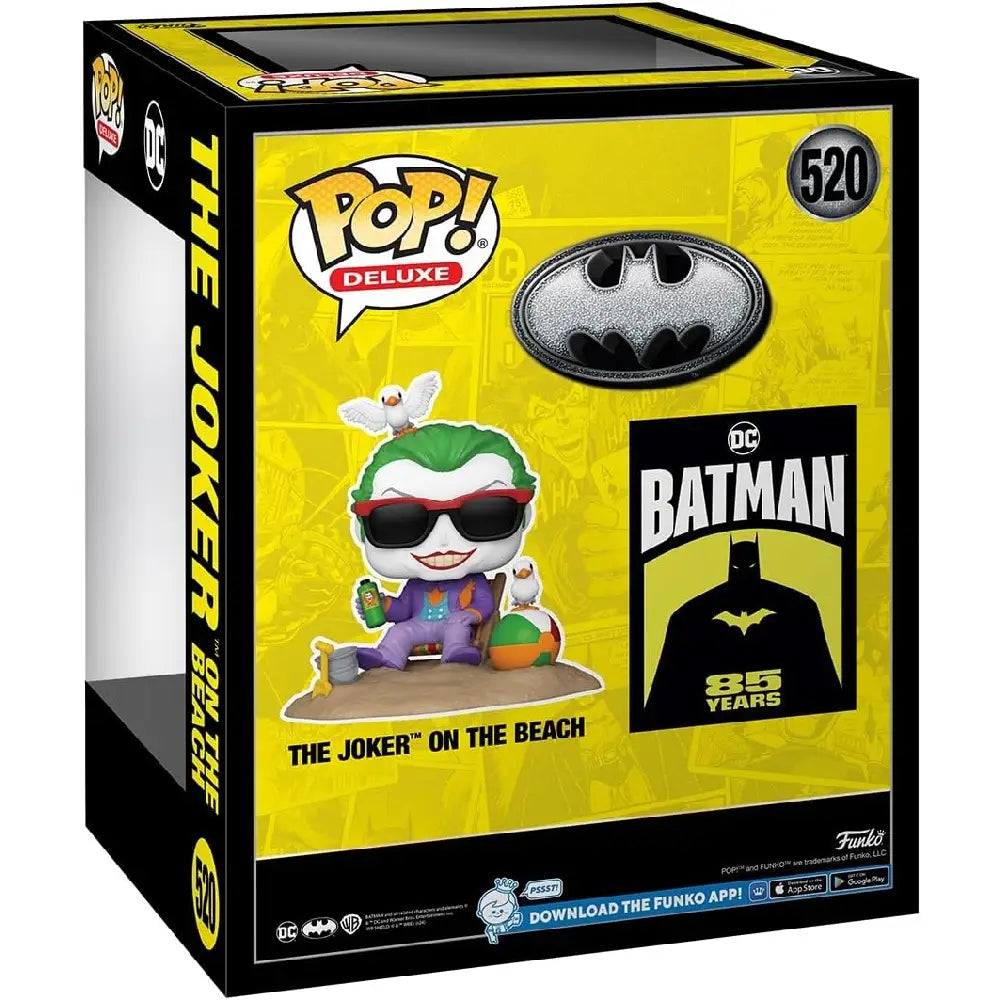 Funko Pop Deluxe: Batman's 85th Anniversary - The Joker on The Beach F-80682 thumbnail