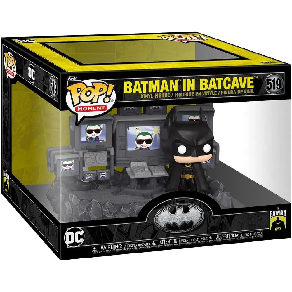 Funko Pop Moments: Batman's 85th Anniversary - Batman in Batcave. Commemorate 85 Years of Batman™ by adding this Pop! Moment featuring Batman™ in the iconic Batcave™ to your Batman™ (1989) lineup. F-80685 thumbnail