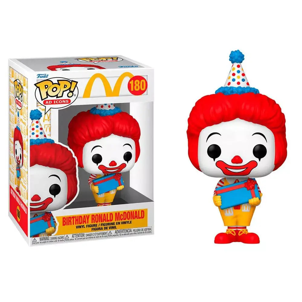 Funko Pop! Ad Icons: McDonald's - Birthday Ronald McDonald F-73415 thumbnail