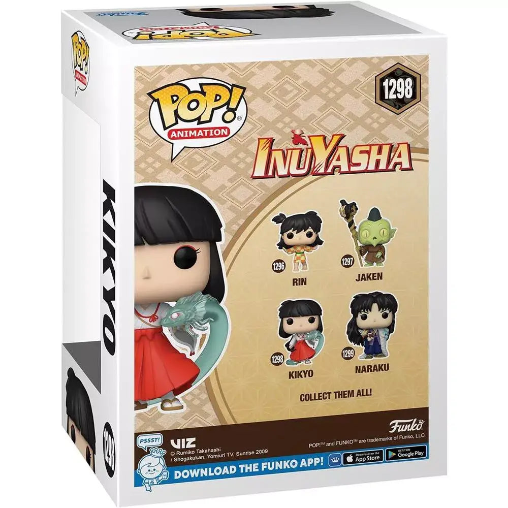 Funko Pop! Animation: Inuyasha - Kikyo, Glow in The Dark, Amazon Exclusive. Assist this special priestess in restoring and cleansing the Shikon Jewel to complete your InuYasha collection. F-71818 thumbnail