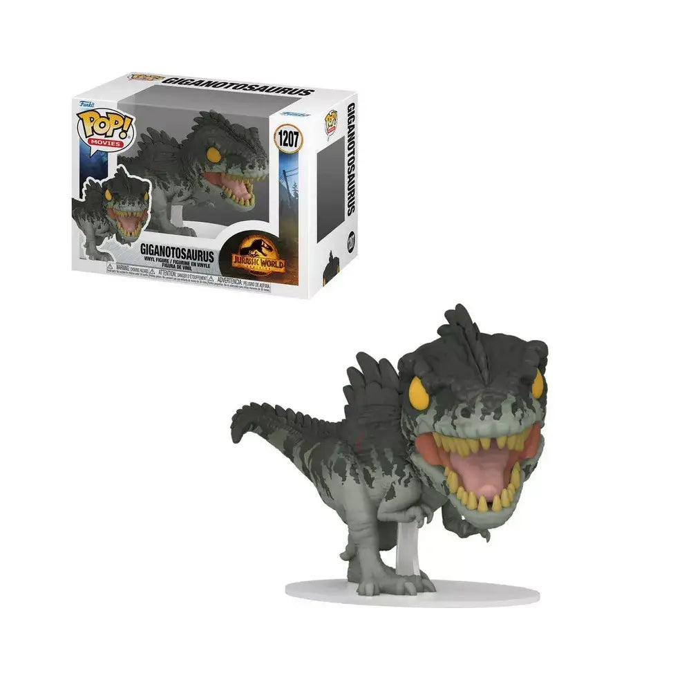 Funko Pop! Movies: Jurassic World Dominion - Giganotosaurus.  As one of the most powerful dinosaurs in Jurassic World Dominion, this figure is essential for fans of the film and collectors of Jurassic Park Funko Pops. F-55294 thumbnail