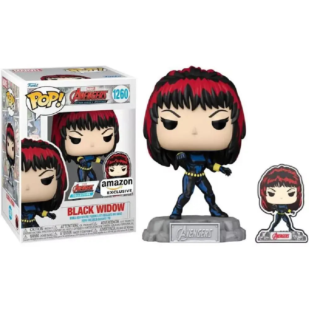 Funko Pop! & Pin The Avengers:  Black Widow with Pin Exclusive F-70126 thumbnail