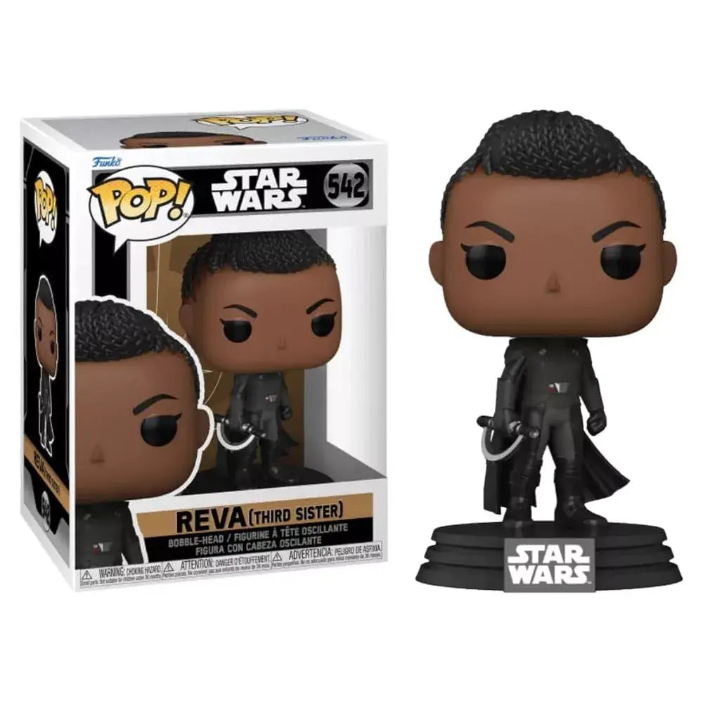 Funko Pop!  Star Wars: OBI-Wan Kenobi - Reva (Third Sister). Bring harmony to your Star Wars™ collection with Pop! Reva Third Sister from the Obi-Wan Kenobi series. F-64561 thumbnail