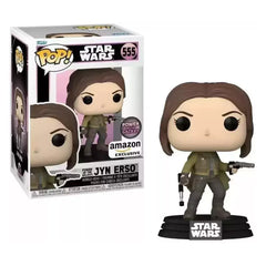 Funko Pop!: Star Wars: Power of The Galaxy - Jyn Erso Amazon Exclusive. This limited-edition collectible showcases the fearless and determined hero from Rogue One: A Star Wars Story in a bold, action-ready pose. F-66344