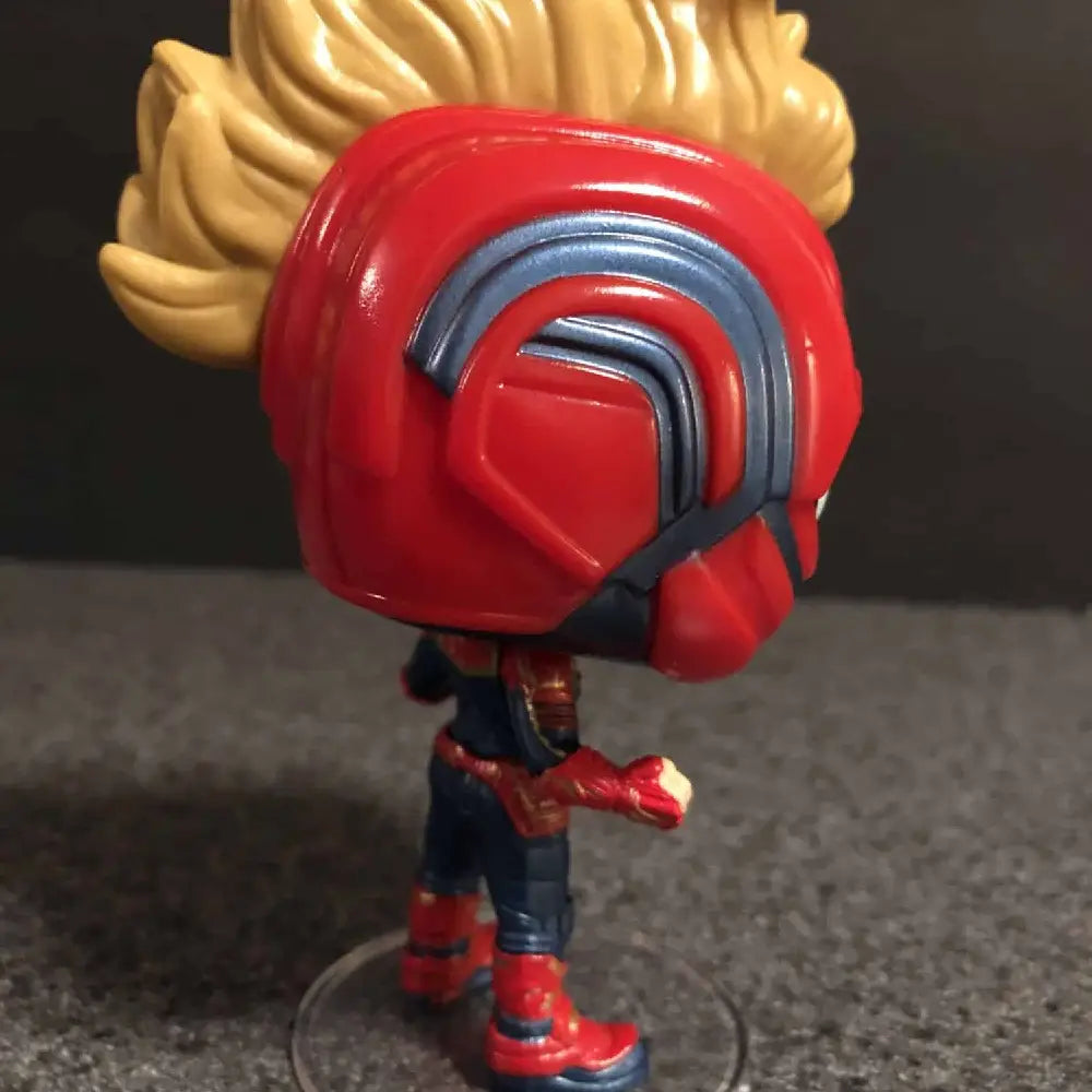 Funko Pop! Marvel: Captain Marvel - Captain Marvel Masked Chase Bobblehead. This Chase variant is a rare and sought-after edition, making it a must-have for serious collectors and Marvel fans alike. F-CHE-6341 thumbnail