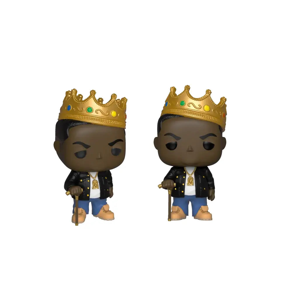 Funko Pop Rocks: The Notorious B.I.G. - Notorious B.I.G. with Crown. With an unmatched impact on hip hop, it’s only right that this Notorious B.I.G. Pop! figure. F-31550 thumbnail