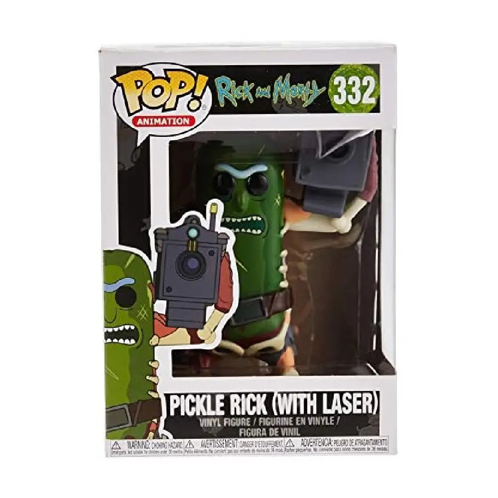 Funko Pop Animation Rick And Morty Pickle Rick with Laser Figure. Showcasing Pickle Rick from the hit series Rick & Morty, this collectible brings the character’s outrageous transformation to life. F-27862 thumbnail