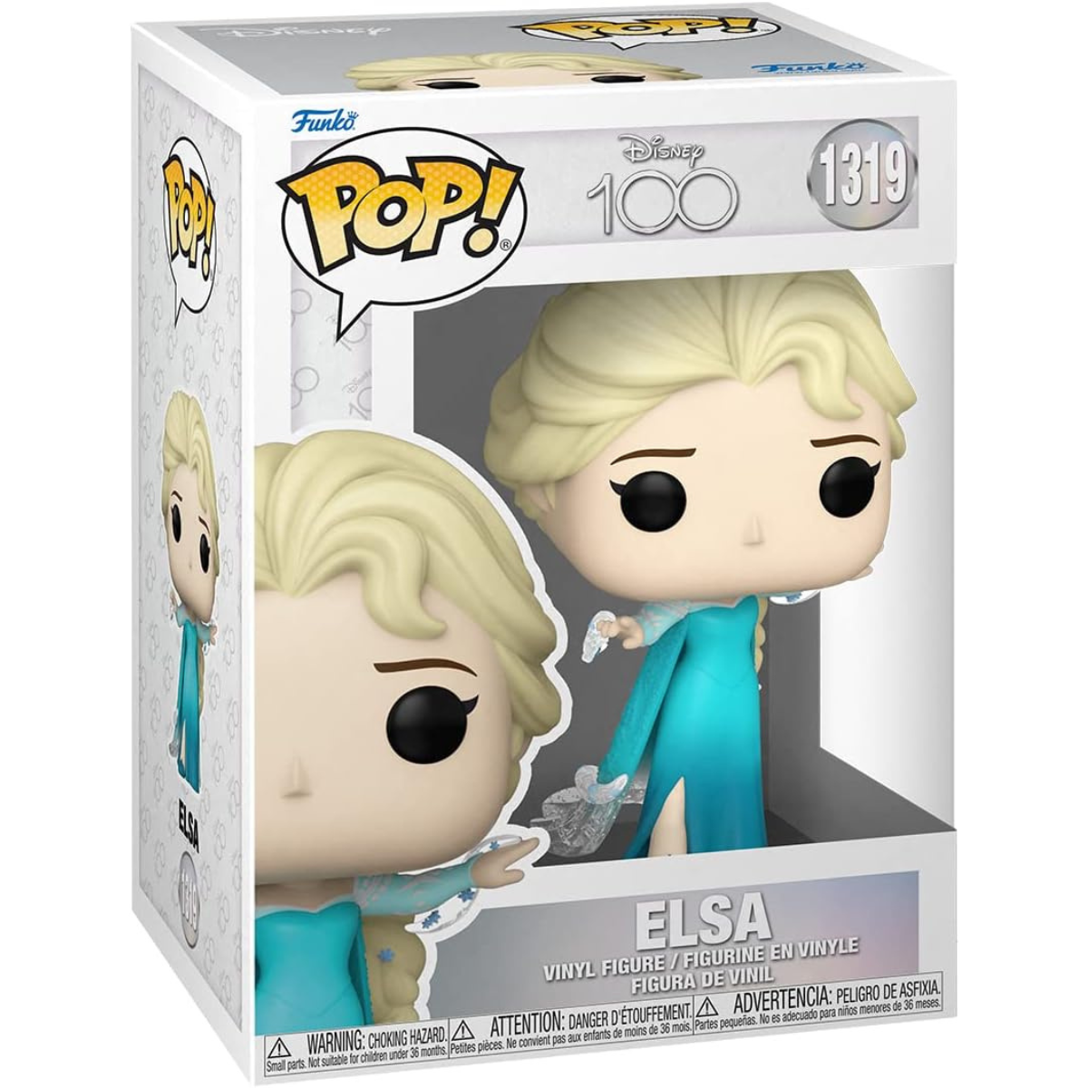Funko Pop! Disney: Disney 100 – Elsa Vinyl Figure thumbnail