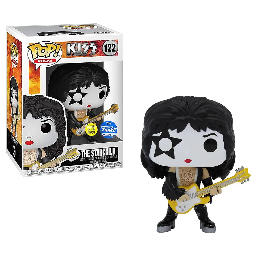 Funko POP! KISS: The Starchild  (GLOW) Exclusive F-64506 thumbnail