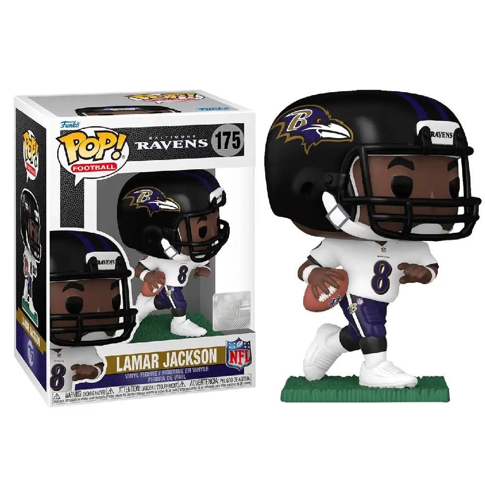 Funko POP Lamar Jackson (Away Uniform) F-65690 thumbnail