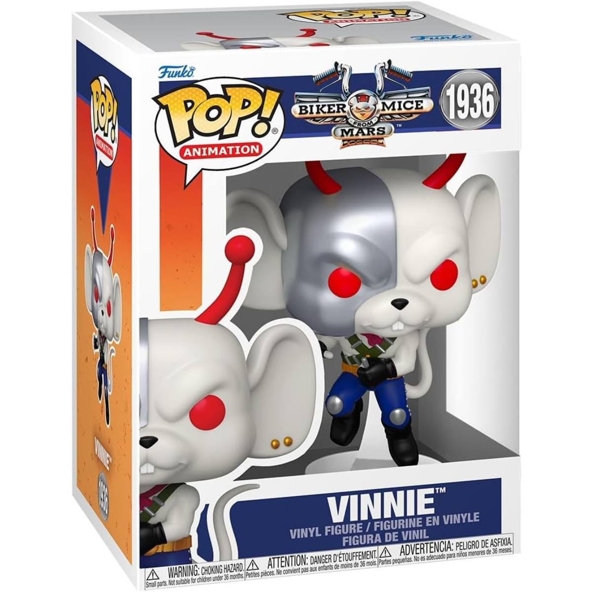 Funko Pop! Animation: Biker Mice from Mars – Vinnie Vinyl Collectible Figure thumbnail
