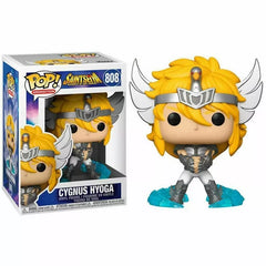 Funko Pop! Animation: Saint Seiya – Cygnus Hyoga Vinyl Figure #808 Collectible Display Toy (#47688)