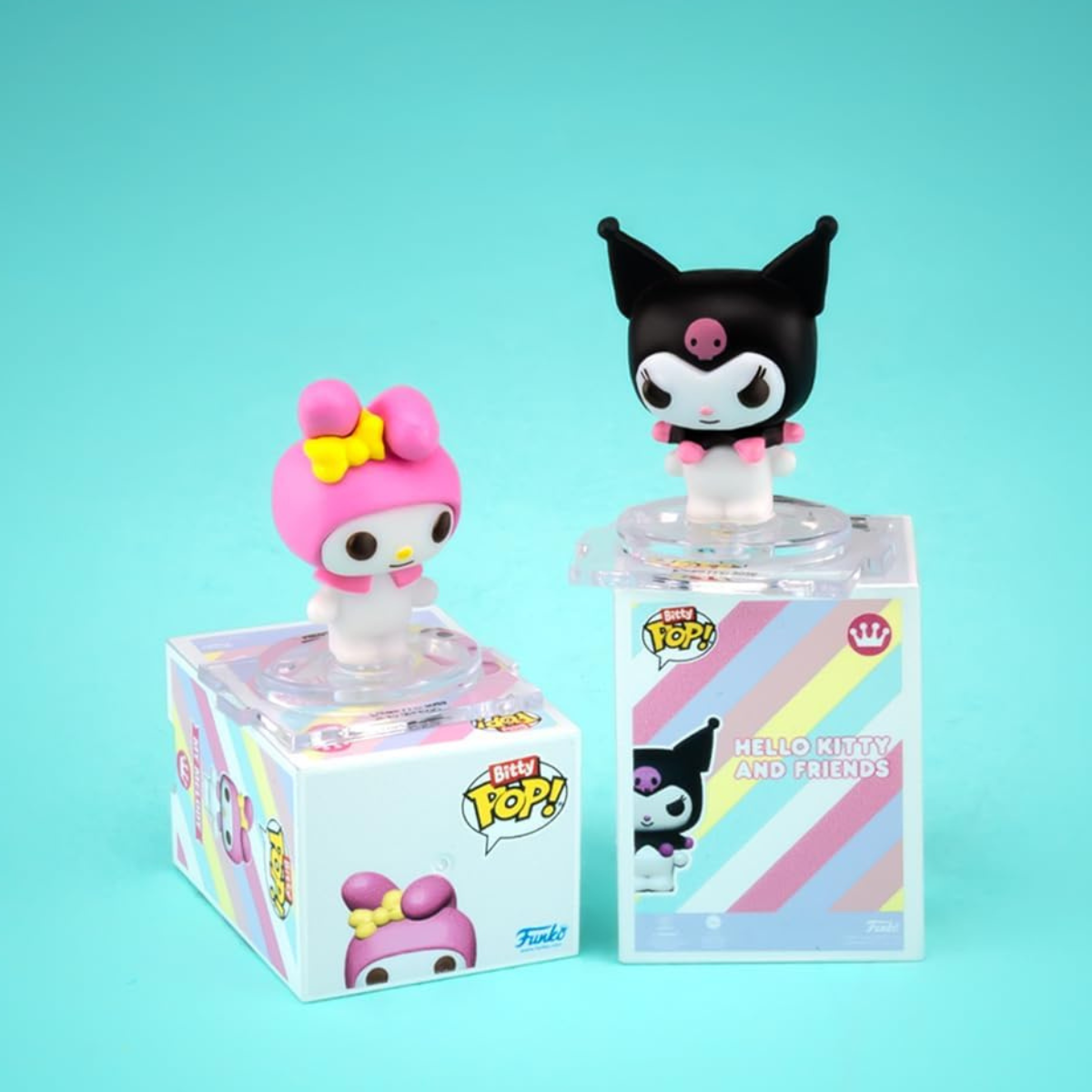Funko Pop! Bitty: Sanrio – My Melody, Pochacco (Unicorn Party), Badtz-Maru, and Choco Mini Figures thumbnail