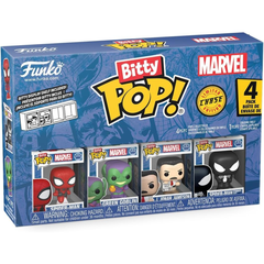 Funko Pop! Bitty: Spider-Man – Spider-Man, Green Goblin, J. Jonah Jameson, and a Mystery Chase Figure