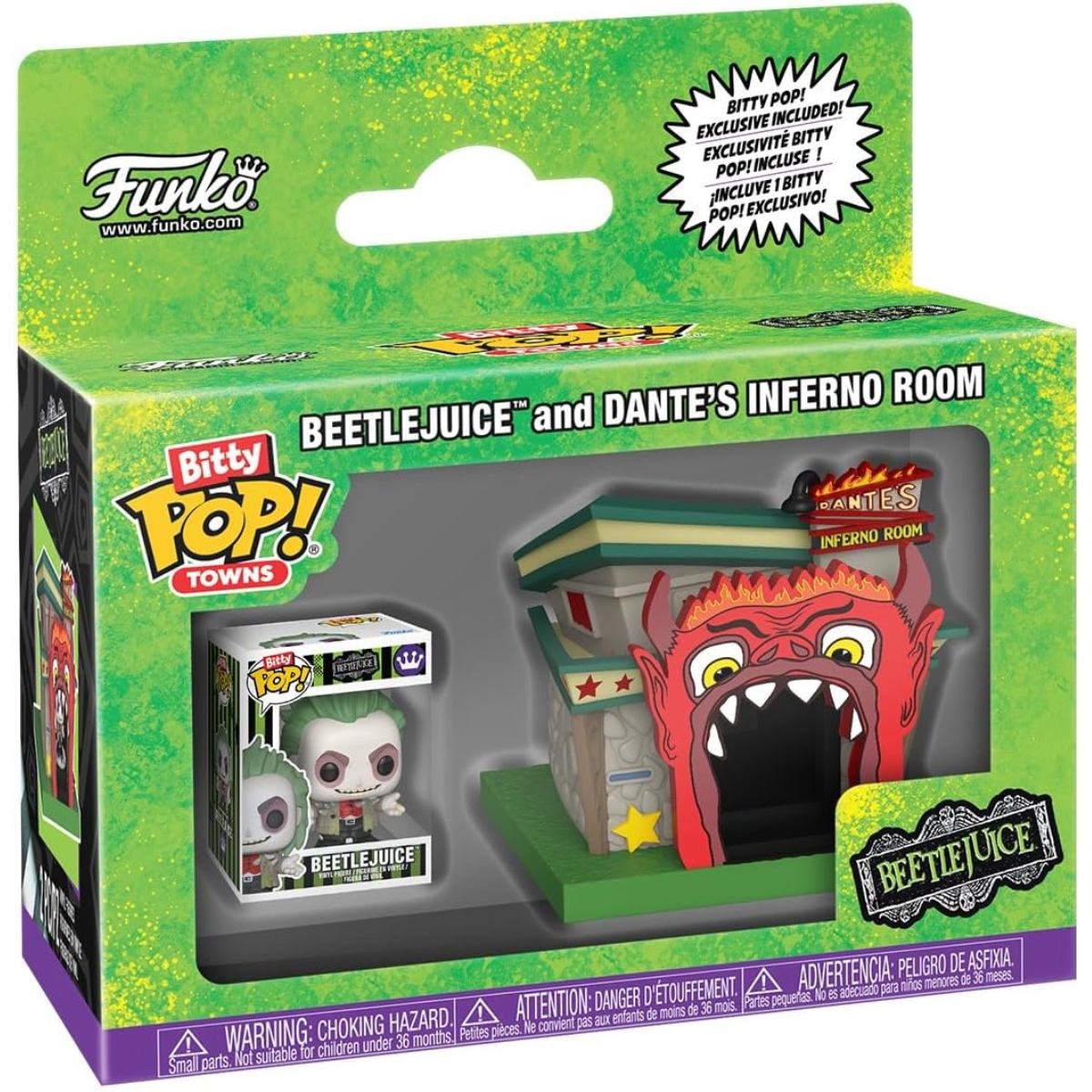 Funko Pop! Bitty Town: Beetlejuice – Dante’s Infernal Room Display Set thumbnail