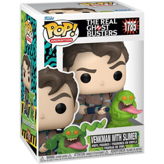 Funko Pop! & Buddy: The Real Ghostbusters – Dr. Peter Venkman with Slimer Vinyl Figure
