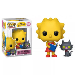 Funko Pop! & Buddy: The Simpsons – Lisa Simpson with Snowball II – Vinyl Figure