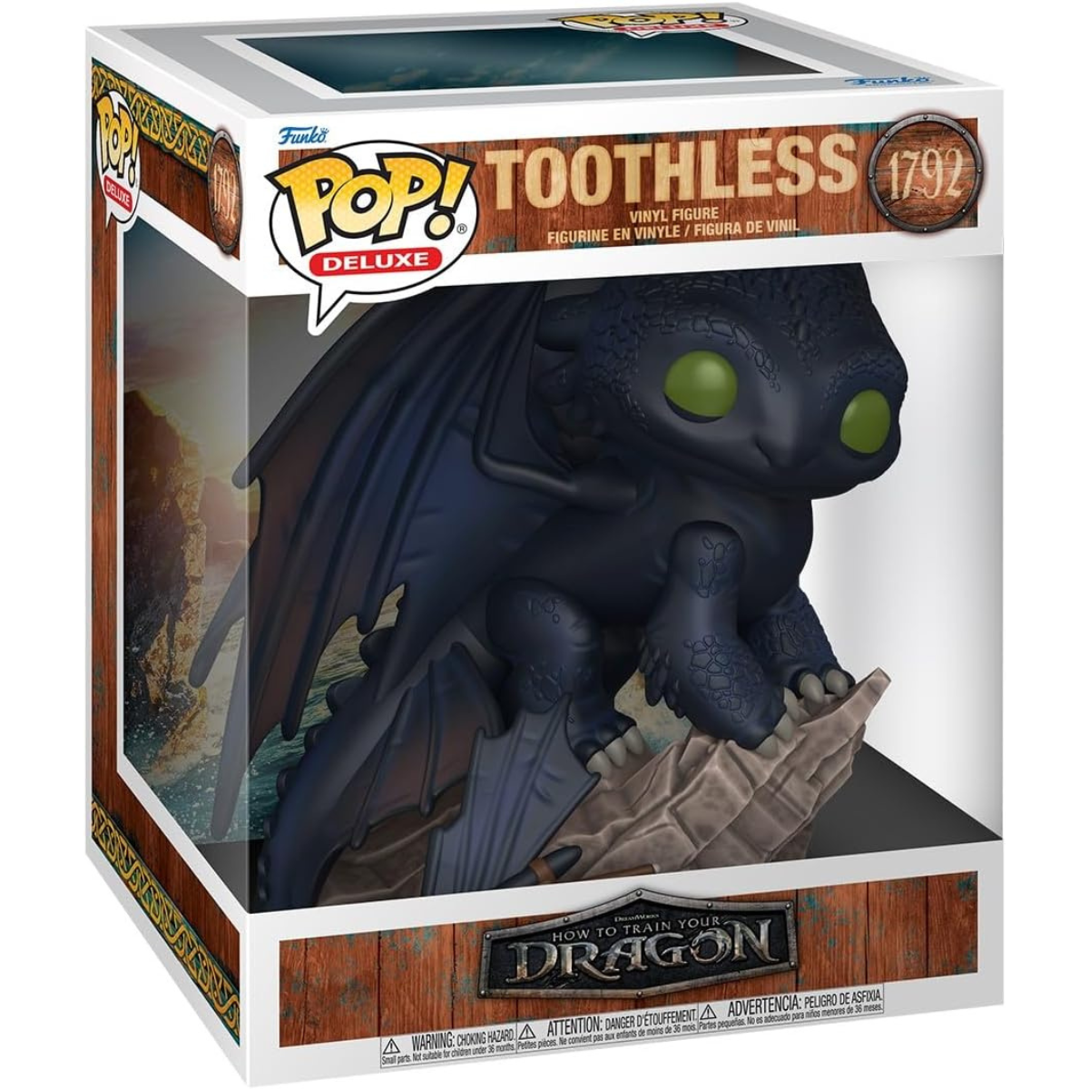 Funko Pop! Deluxe: How to Train Your Dragon – Toothless Vinyl Figure thumbnail