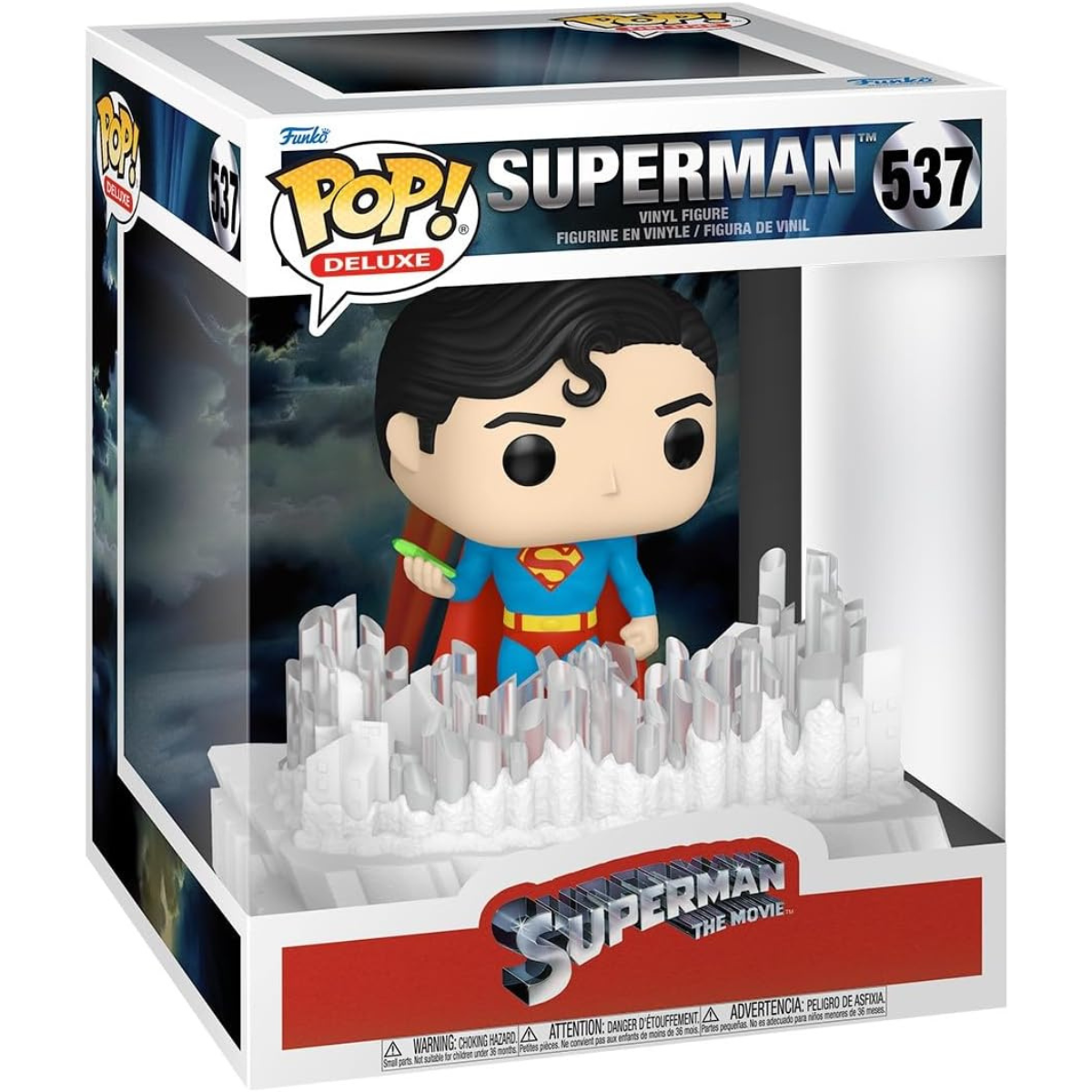 Funko Pop! Deluxe: Superman (1978) – Superman (Fortress of Solitude) Vinyl Figure thumbnail