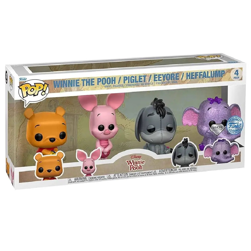 Funko Pop! Disney Winnie the Pooh Piglet 4-Pack Vinyl Figure thumbnail