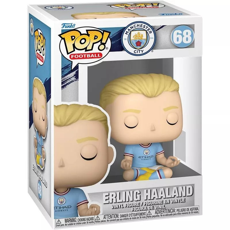 Funko Pop! Football Manchester City - Erling Haaland Vinyl Figure #68 #89365-4 thumbnail