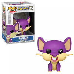 Funko Pop! Games: Pokémon – Rattata Vinyl Figure #595 Collectible Display Toy (#48398)