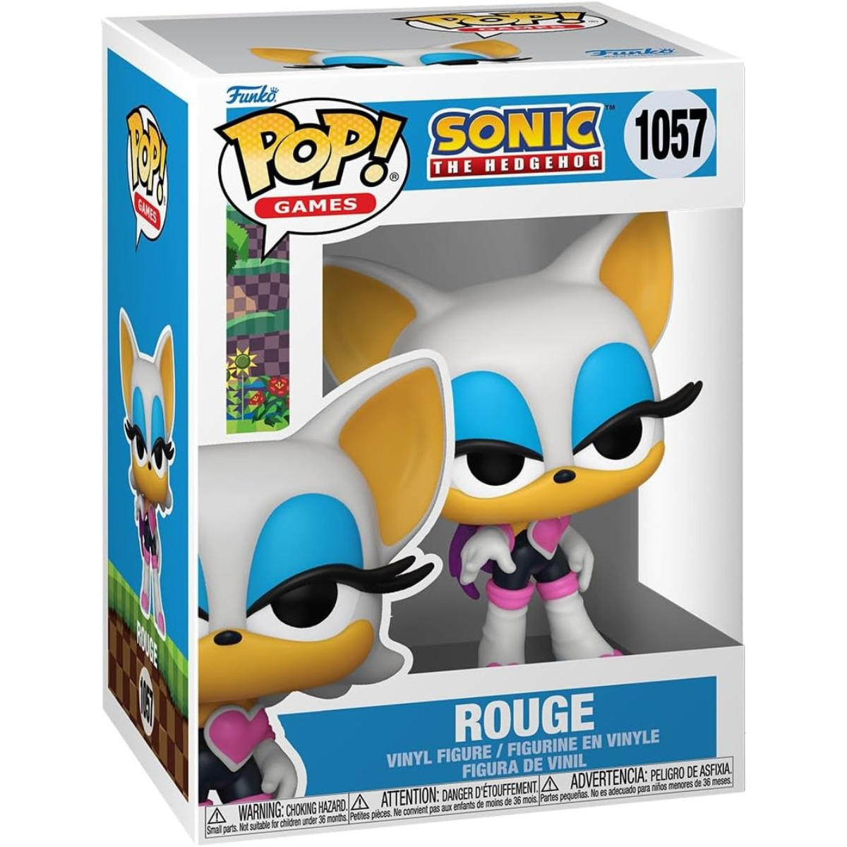 Funko Pop! Games: Sonic the Hedgehog – Rouge the Bat Vinyl Collectible Figure thumbnail