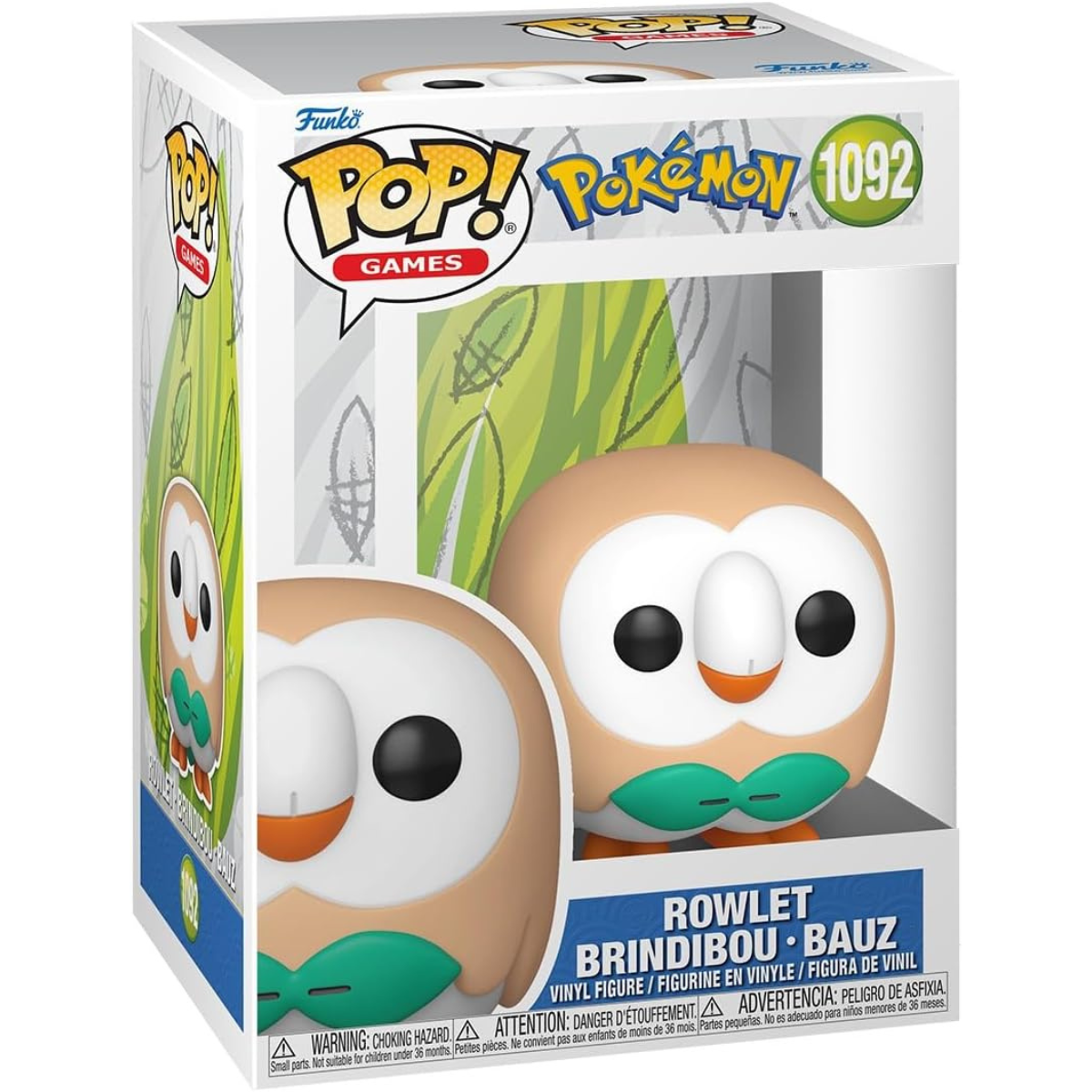 Funko Pop! Games: Pokémon – Rowlet – Vinyl Figure thumbnail