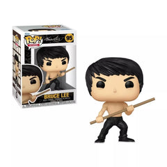 Funko Pop! Icons: Bruce Lee with Bo Staff – Vinyl Figure