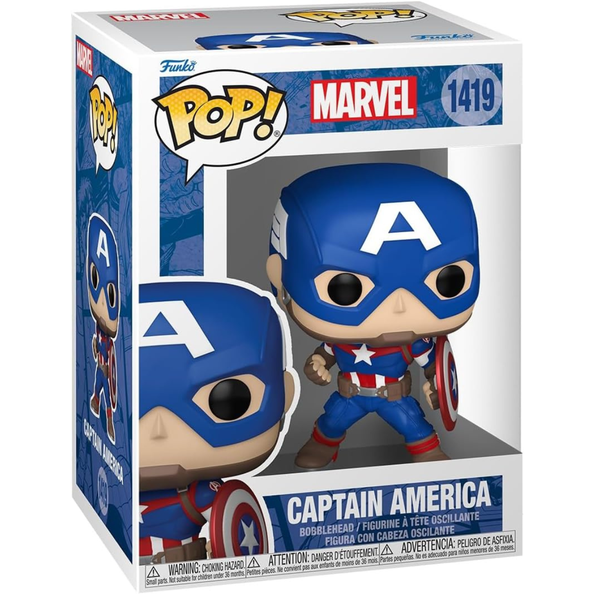 Funko Pop! Marvel – Captain America – Marvel Comics Vinyl Figure thumbnail