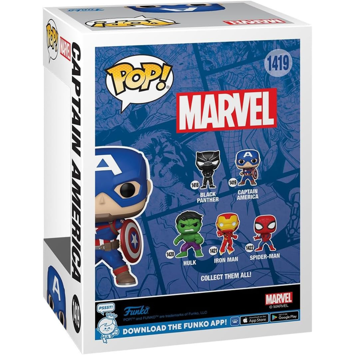 Funko Pop! Marvel – Captain America – Marvel Comics Vinyl Figure thumbnail