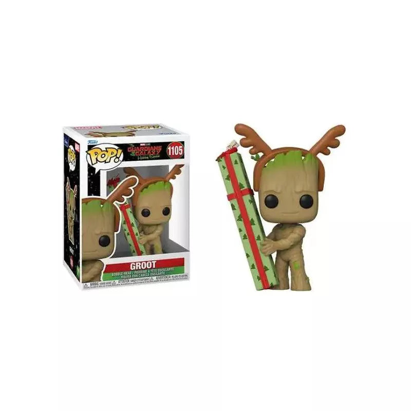 Funko Pop! Marvel Holiday: Guardians of The Galaxy - Groot Vinyl Figure #1105 #64332 thumbnail