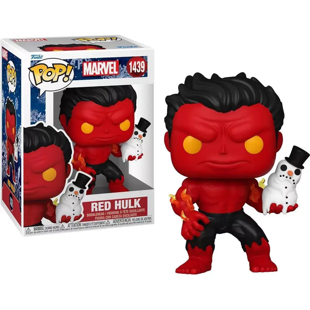 Funko Pop! Marvel: Holiday - Red Hulk F-80034 thumbnail