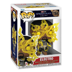 Funko Pop! Marvel: Spider-Man: No Way Home - Electro in Finale Suit. Assist Spider-Man in capturing this villain by adding this figure to your Spider-Man: No Way Home collection. F-67604
