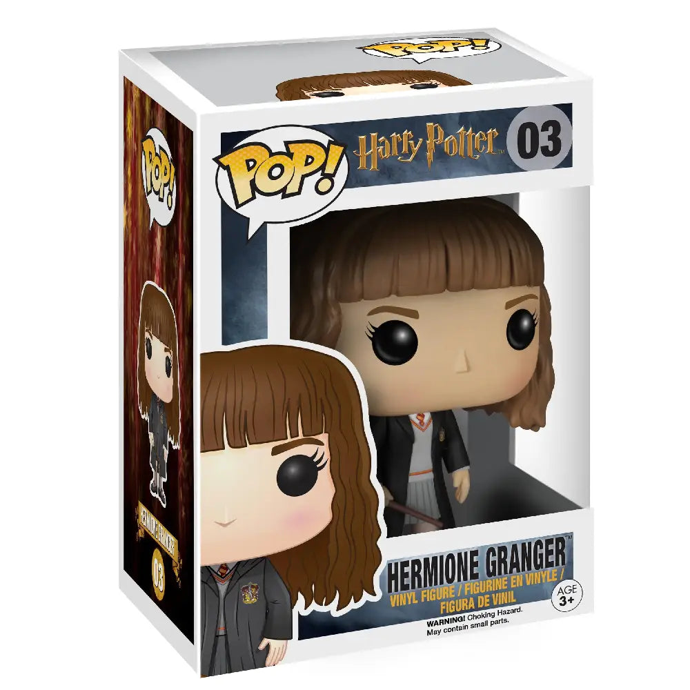 Funko Pop Movies - Harry Potter - Hermione Granger Action Figure. Honor the intelligence and courage of Hermione Granger, a cherished figure from the Harry Potter series, perfect for fans and collectors who value magic and heroism. F-5860 thumbnail
