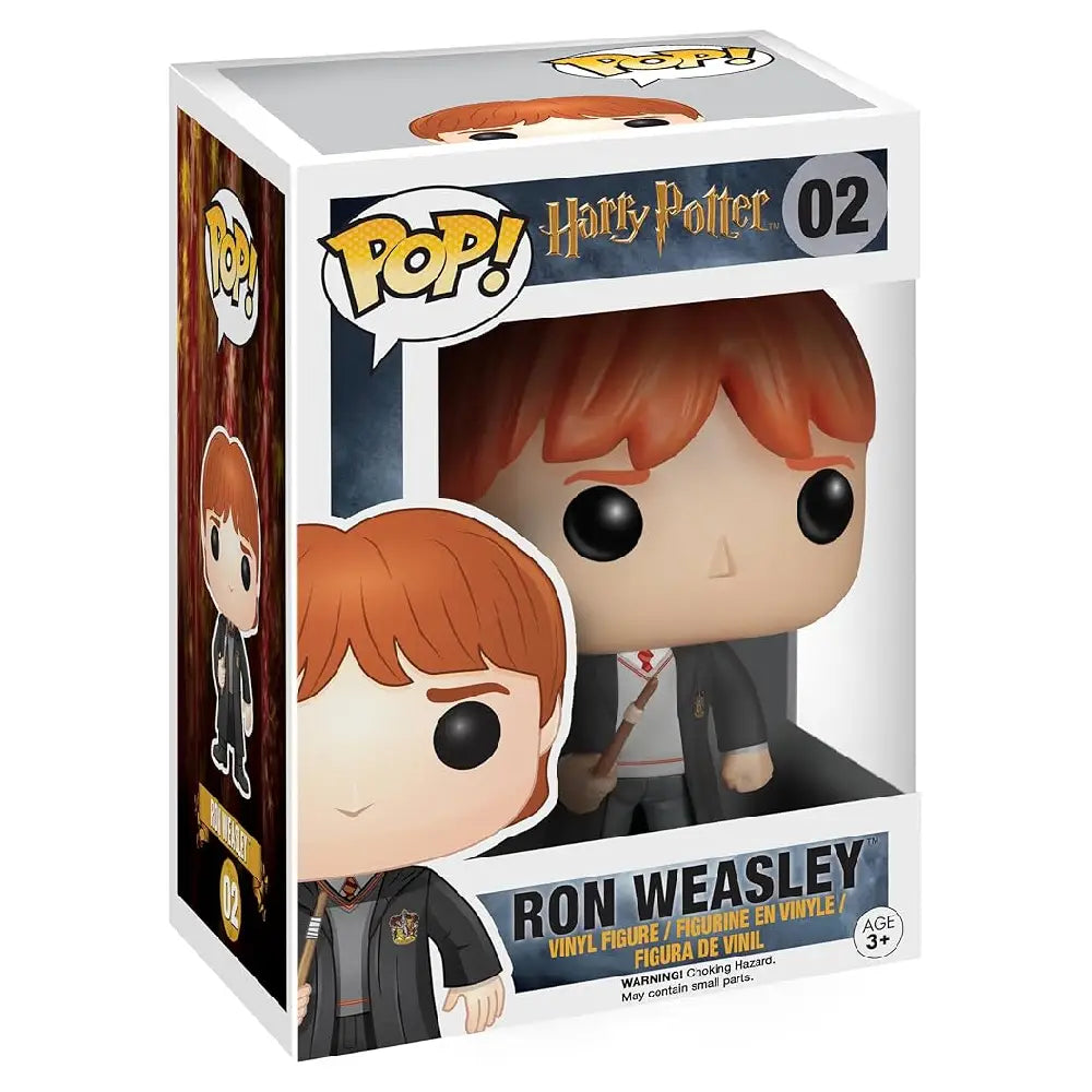 Funko Pop Movies - Harry Potter - Ron Weasley Action Figure 02. Ron Weasley has joined the growing collection of POP! products.  Who is Ron Weasley? Ron is a member of the Weasley family and Harry Potter’s closest friend. F-5859 thumbnail