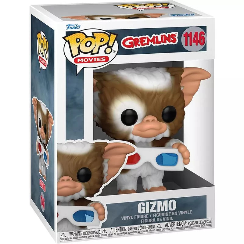 Funko Pop! Movies: Gremlins - Gizmo with 3D Glasses, Vinyl Figure #1146 #49888 thumbnail