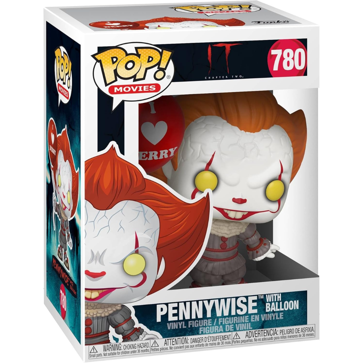 Funko Pop! Movies: It Chapter Two – Pennywise with Balloon Vinyl Collectible Figure thumbnail