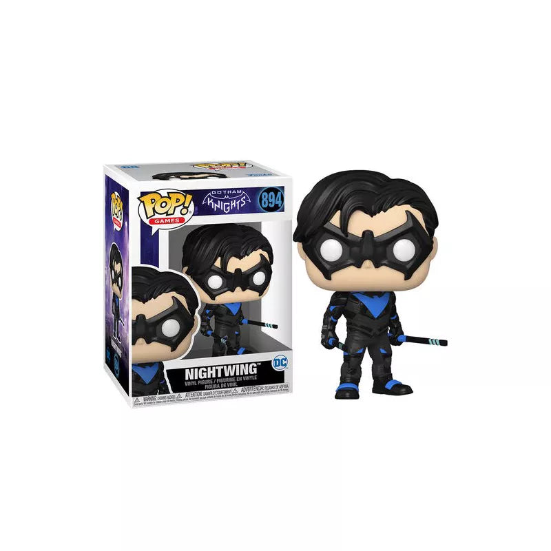 Funko Pop! Games: Gotham Knights – Nightwing Vinyl Figure Collectible Display Toy thumbnail