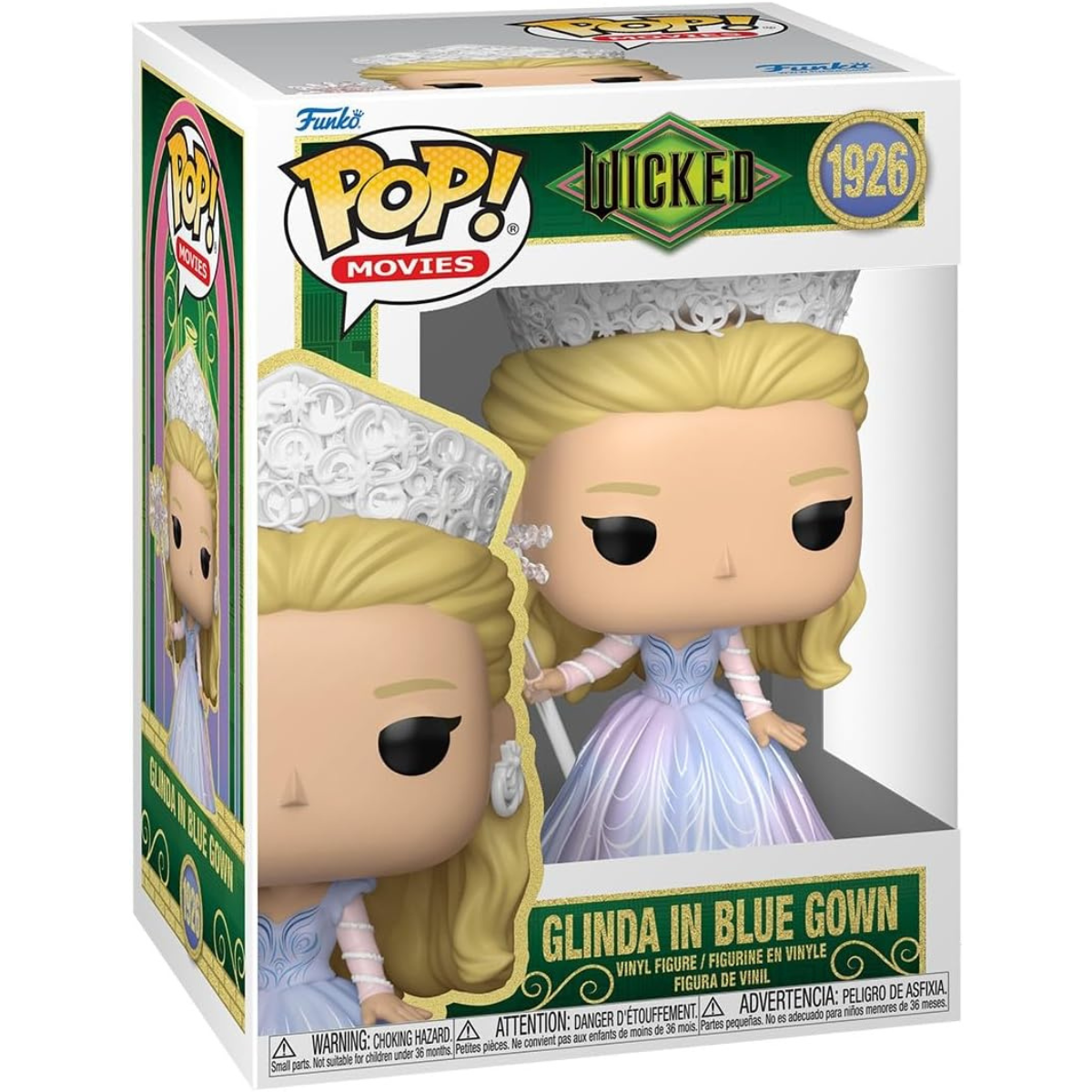 Funko Pop! Movies – Wicked Pt. 2 – Glinda in Blue Gown Vinyl Collectible Figure thumbnail