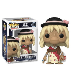 Funko Pop! Movies: E.T. The Extra-Terrestrial - E.T. in Disguise. In the beloved 1982 film E.T. the Extra-Terrestrial, there’s a memorable and charming scene where E.T. disguises himself as a woman. F-63990