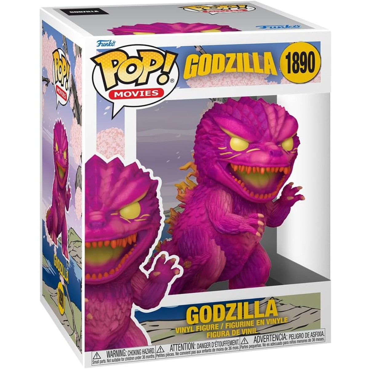Funko Pop! Premium: Godzilla – Retro Futurism Pink Godzilla Vinyl Figure thumbnail