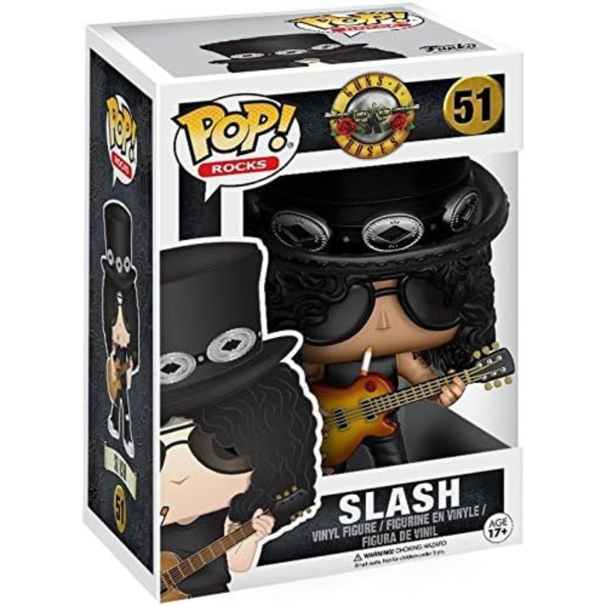 Funko Pop! Rocks: Guns N’ Roses – Slash Vinyl Action Figure #51 thumbnail