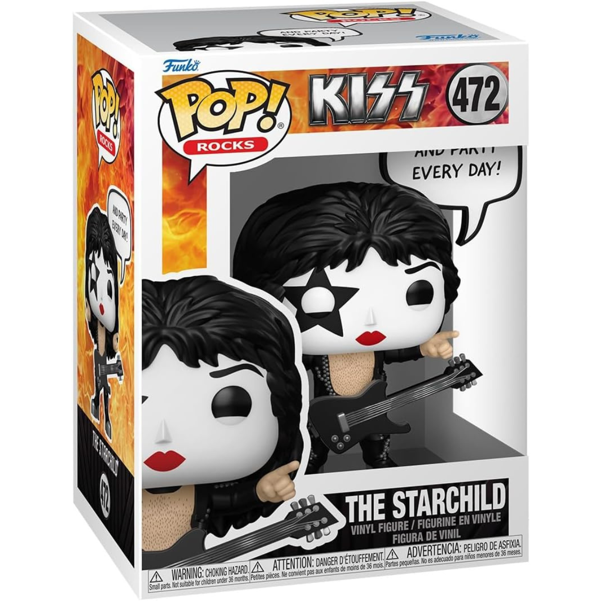 Funko Pop! Rocks: Kiss – The Starchild (And Party Every Day) – Vinyl Figure thumbnail