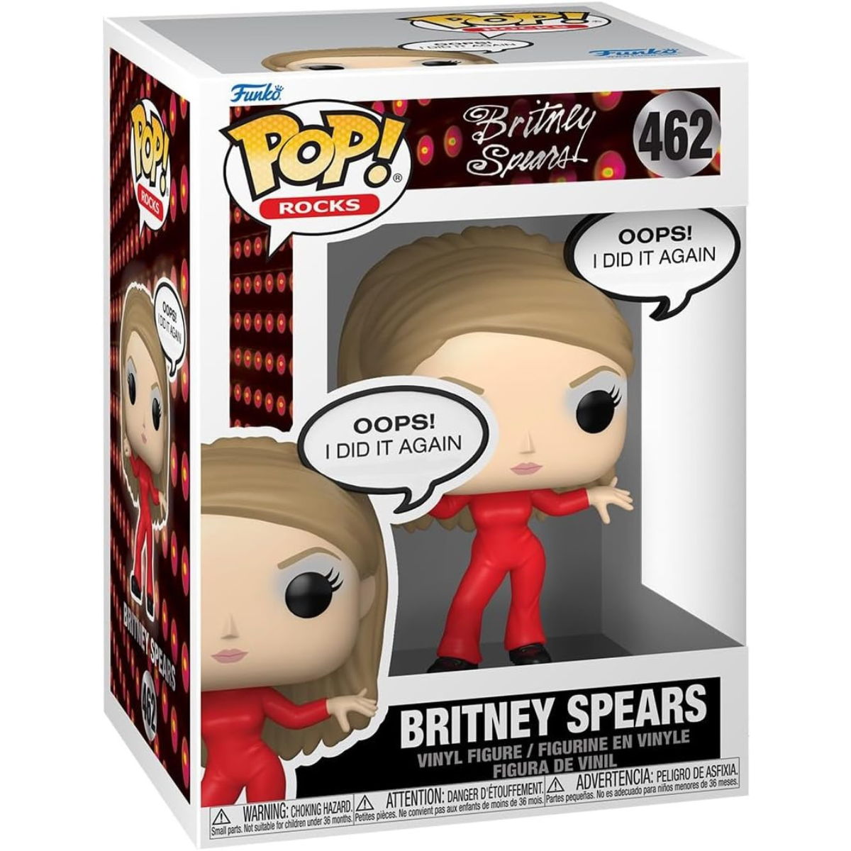 Funko Pop! Sayings: Britney Spears – “Oops!... I Did It Again” Vinyl Collectible Figure thumbnail