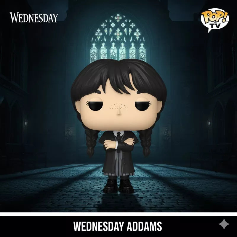 Funko Pop! TV: Wednesday - Wednesday Addams - Vinyl Figure #1815 #86679 thumbnail